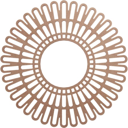 Ekena Millwork Cornelius Wood Fretwork Pierced Ceiling Medallion, Wood (Paint Grade), 16"OD x 6"ID x 3/8"T CMWP16X0375CRMF